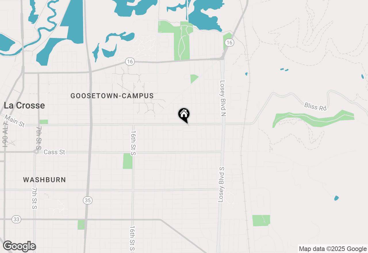 Map of 103 21st St S, La Crosse, WI 54601