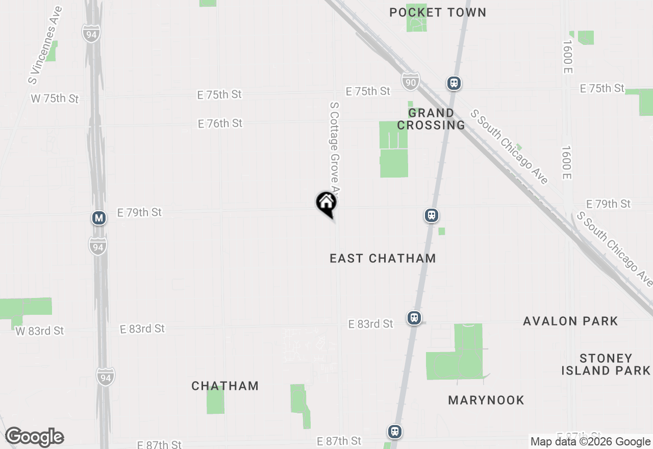 Map of 7933 S Evans Avenue, Chicago, IL 60619