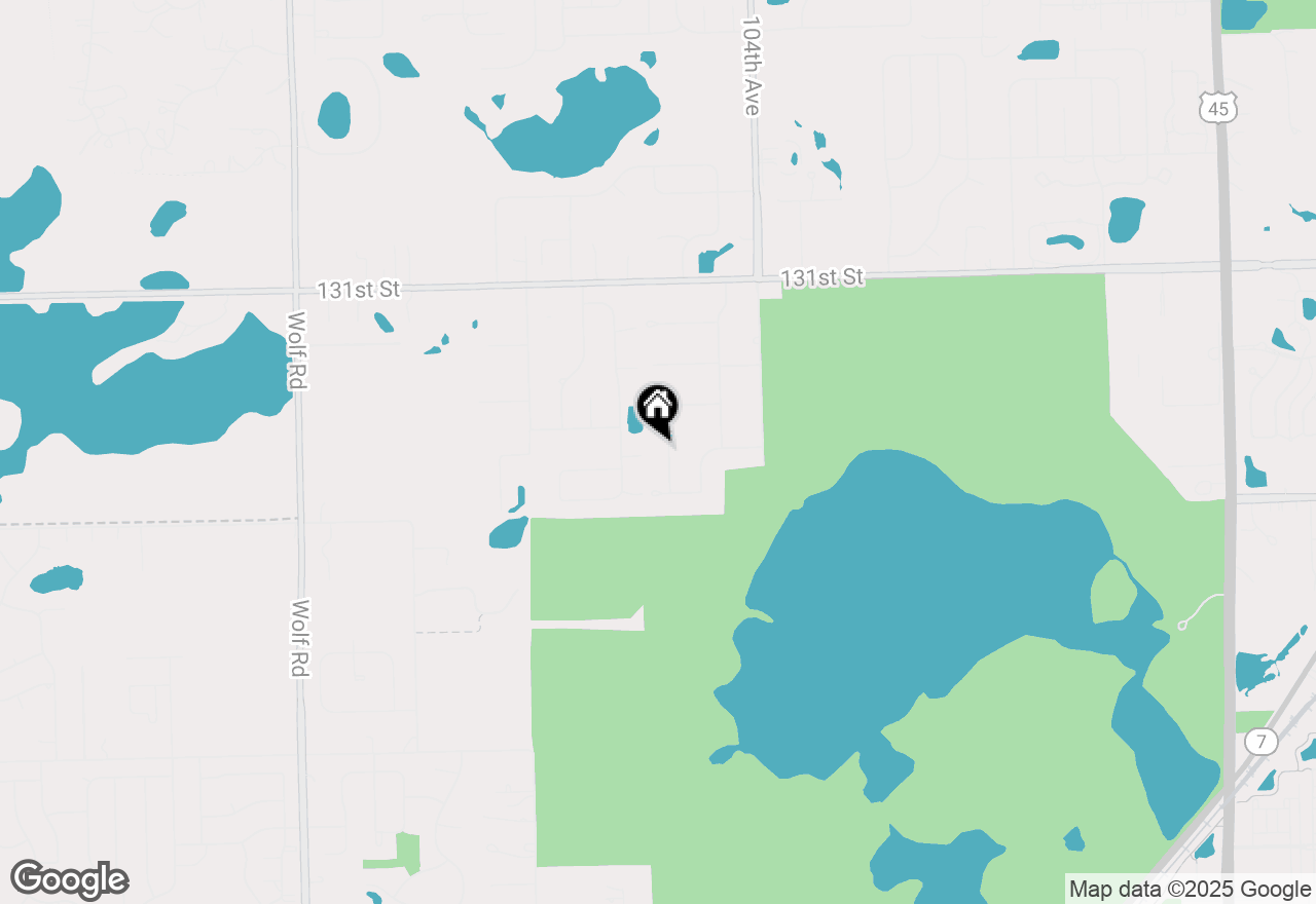 Map of 13348 S Stephen Drive, Palos Park, IL 60464