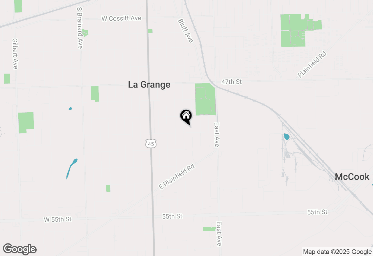 Map of 731 9th Avenue, La Grange, IL 60525