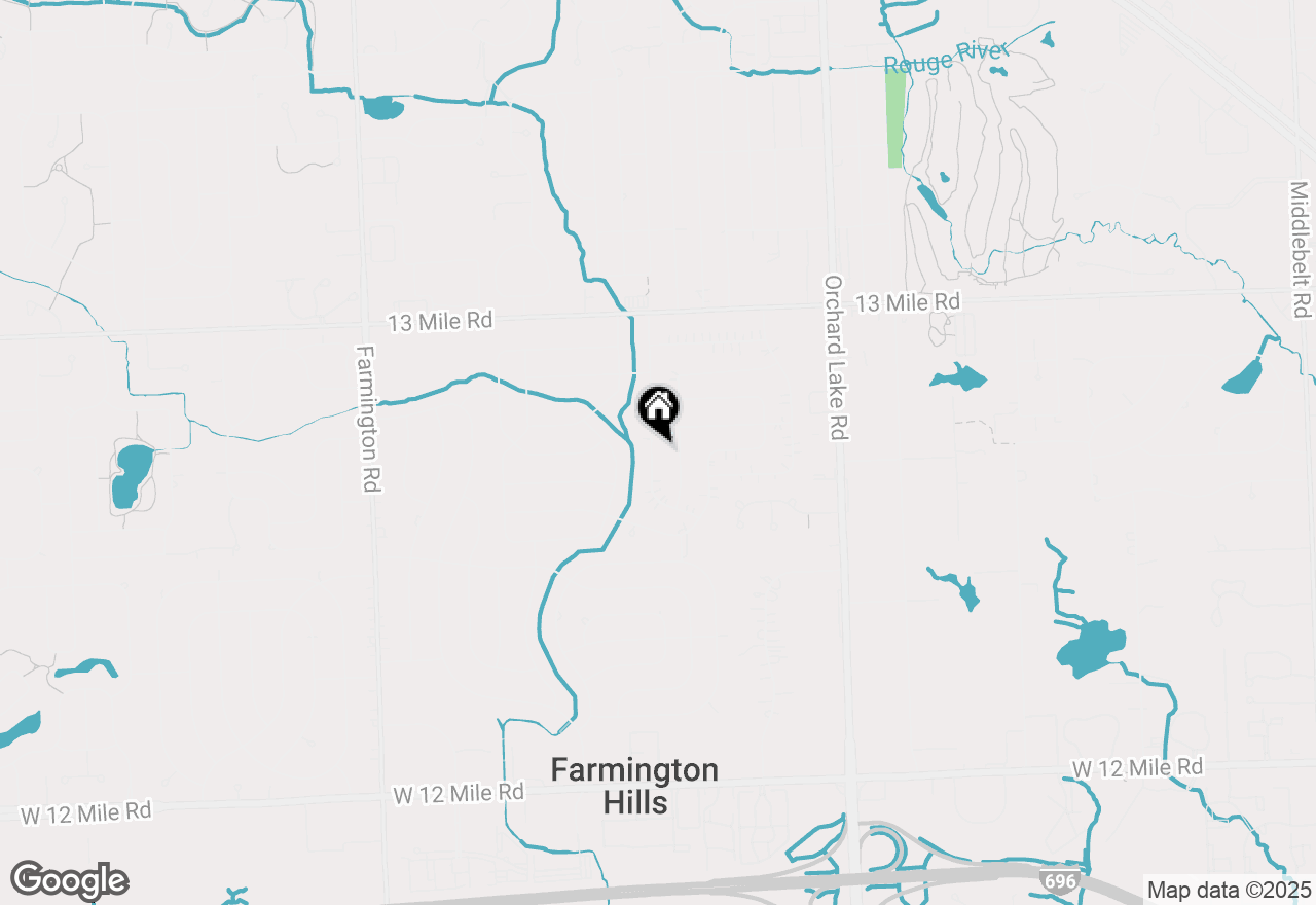 Map of 28838 Aranel Street, Farmington Hills, MI 48334