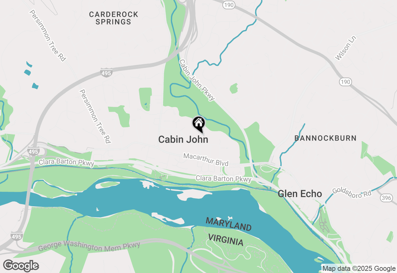 Map of 6514 76th Street, Cabin John, MD 20818