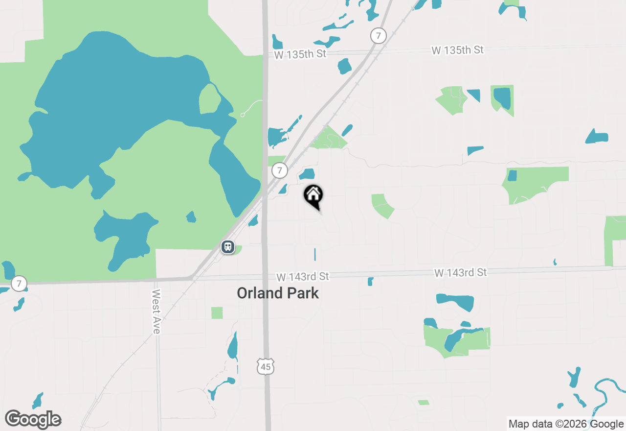 Map of 9416 John Humphrey Drive #17-3, Orland Park, IL 60462