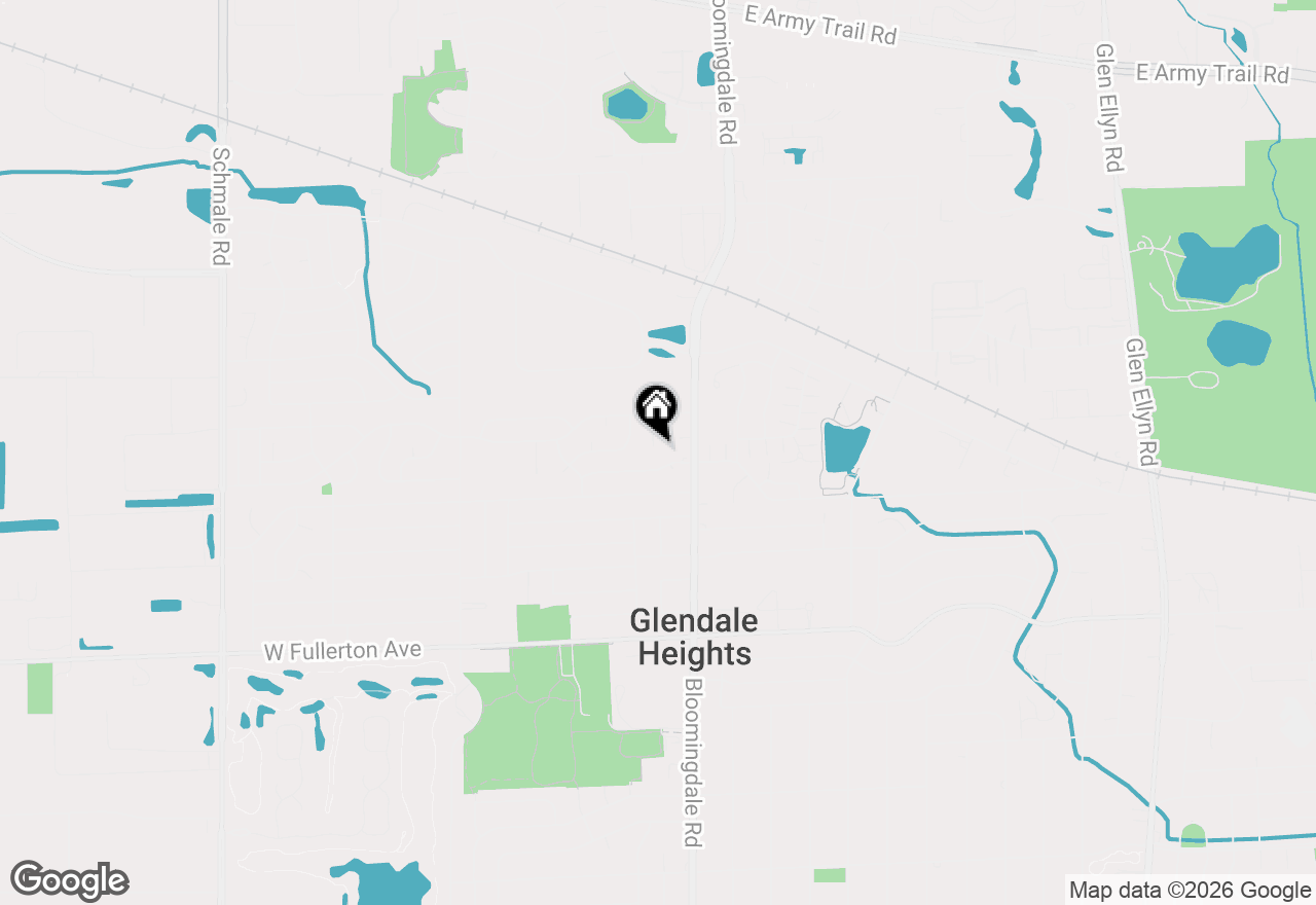 Map of 1765 Frank Court, Glendale Heights, IL 60139