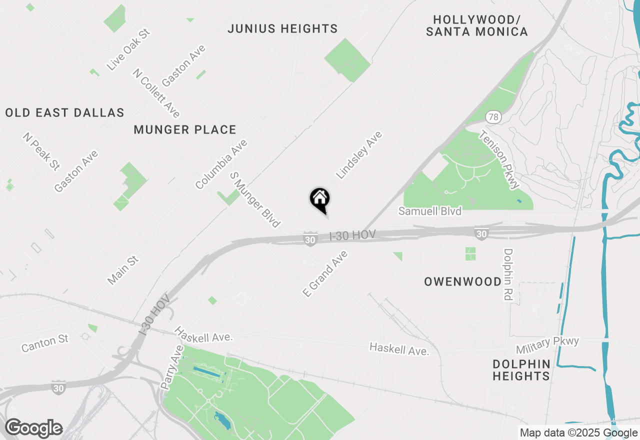 Map of 5222 Parry Avenue, Dallas, TX 75223