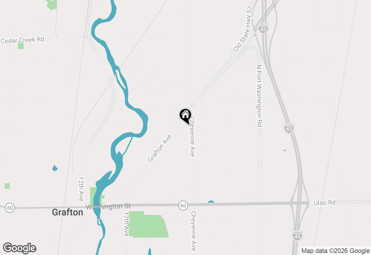 Map of 803 Cheyenne Ave #E, Grafton, WI 53024