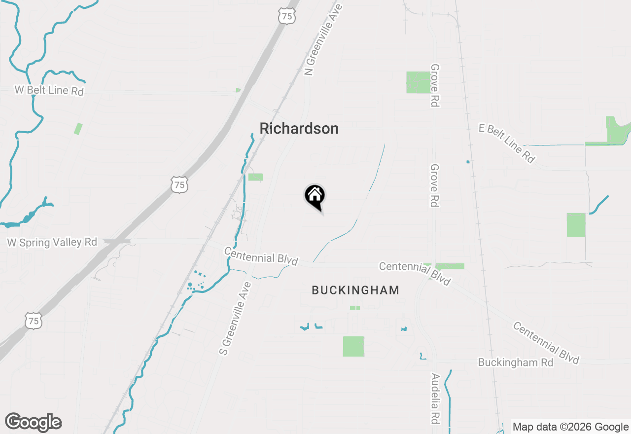 Map of 407 Maple Street, Richardson, TX 75081