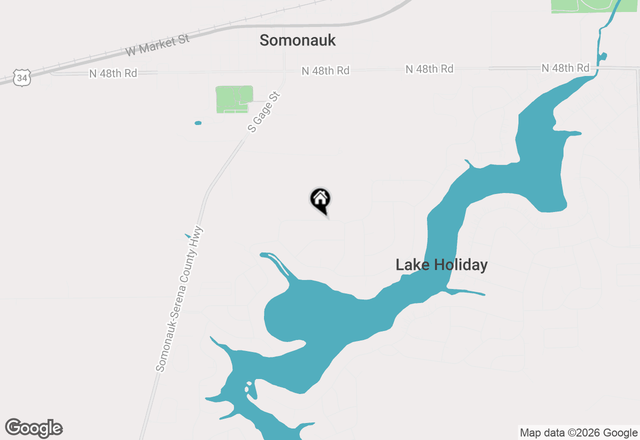 Map of 561 Lasalle Drive, Somonauk, IL 60552