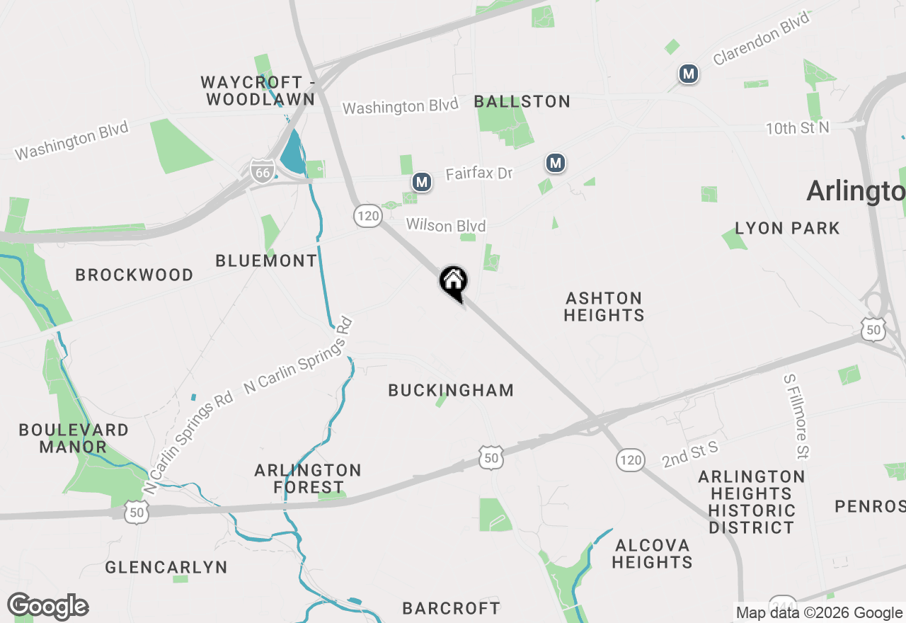 Map of 4141 N Henderson Road #1026, Arlington, VA 22203