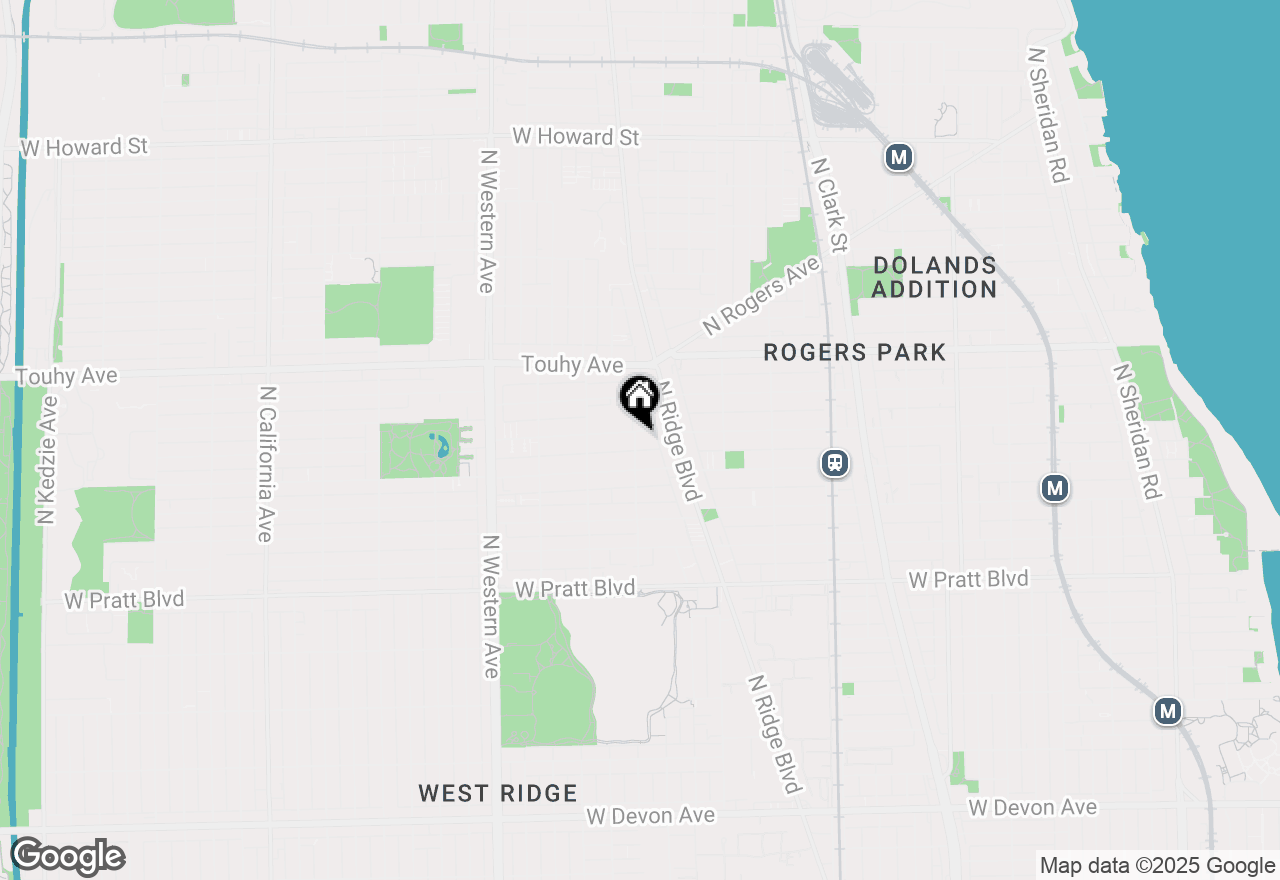 Map of 2087 W Greenleaf Avenue, Chicago, IL 60645