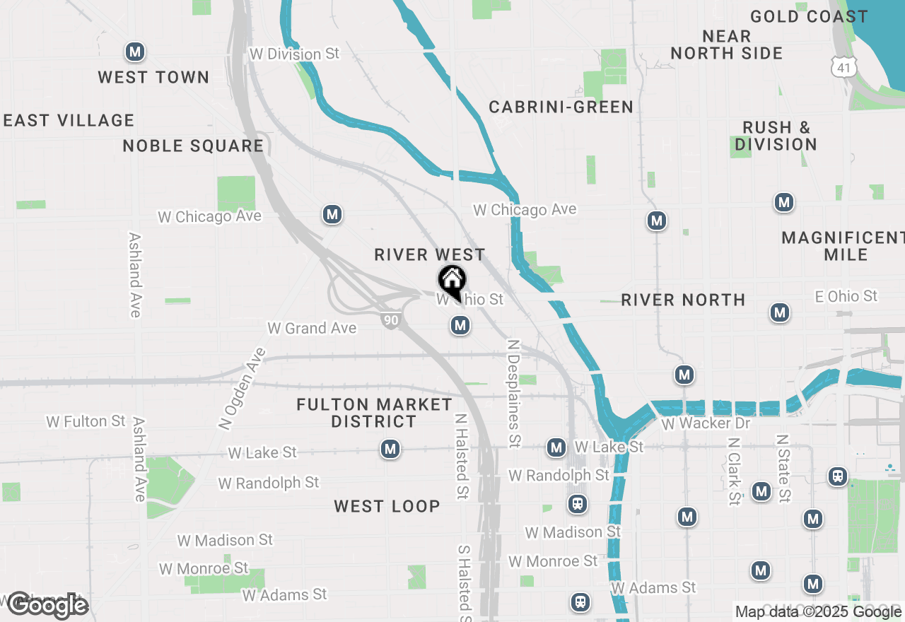 Map of 520 N Halsted Street #507, Chicago, IL 60642
