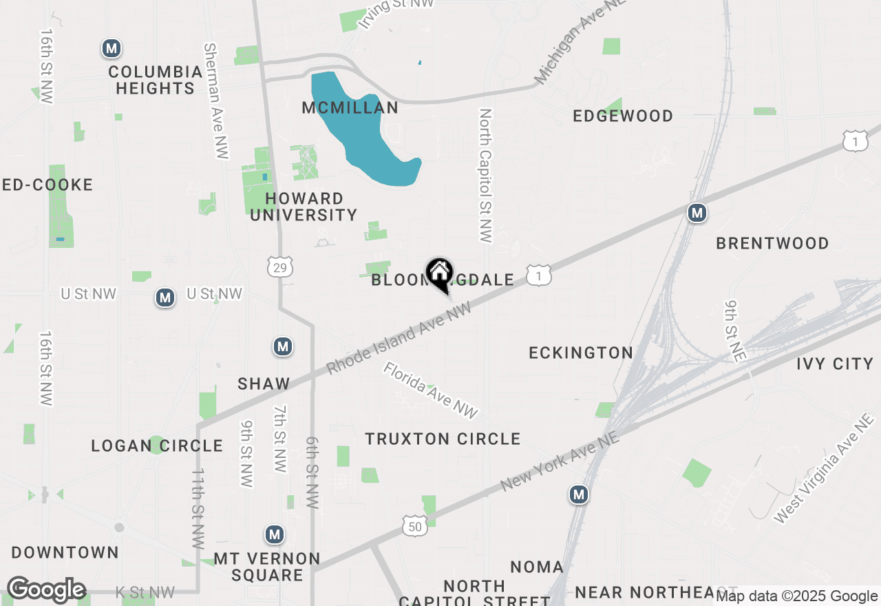 Map of 1929 1st Street Nw #106, Washington, DC 20001