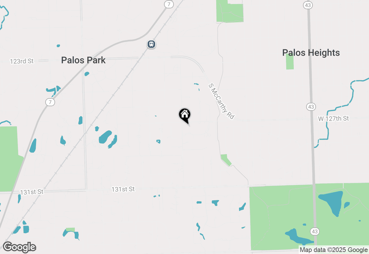 Map of 12713 S 80 Th Avenue, Palos Park, IL 60464