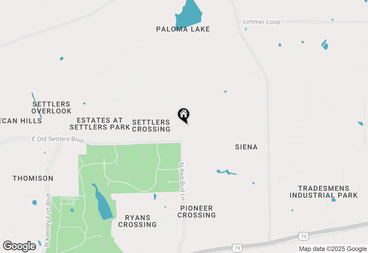 Map of 1104 Chad Dr, Round Rock, TX 78665
