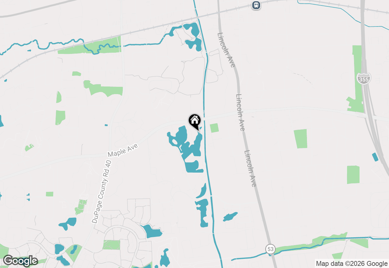 Map of 5511 E Lake Drive #D, Lisle, IL 60532
