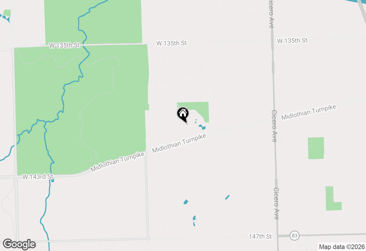 Map of 5326 Waterbury Lane #1002, Crestwood, IL 60418