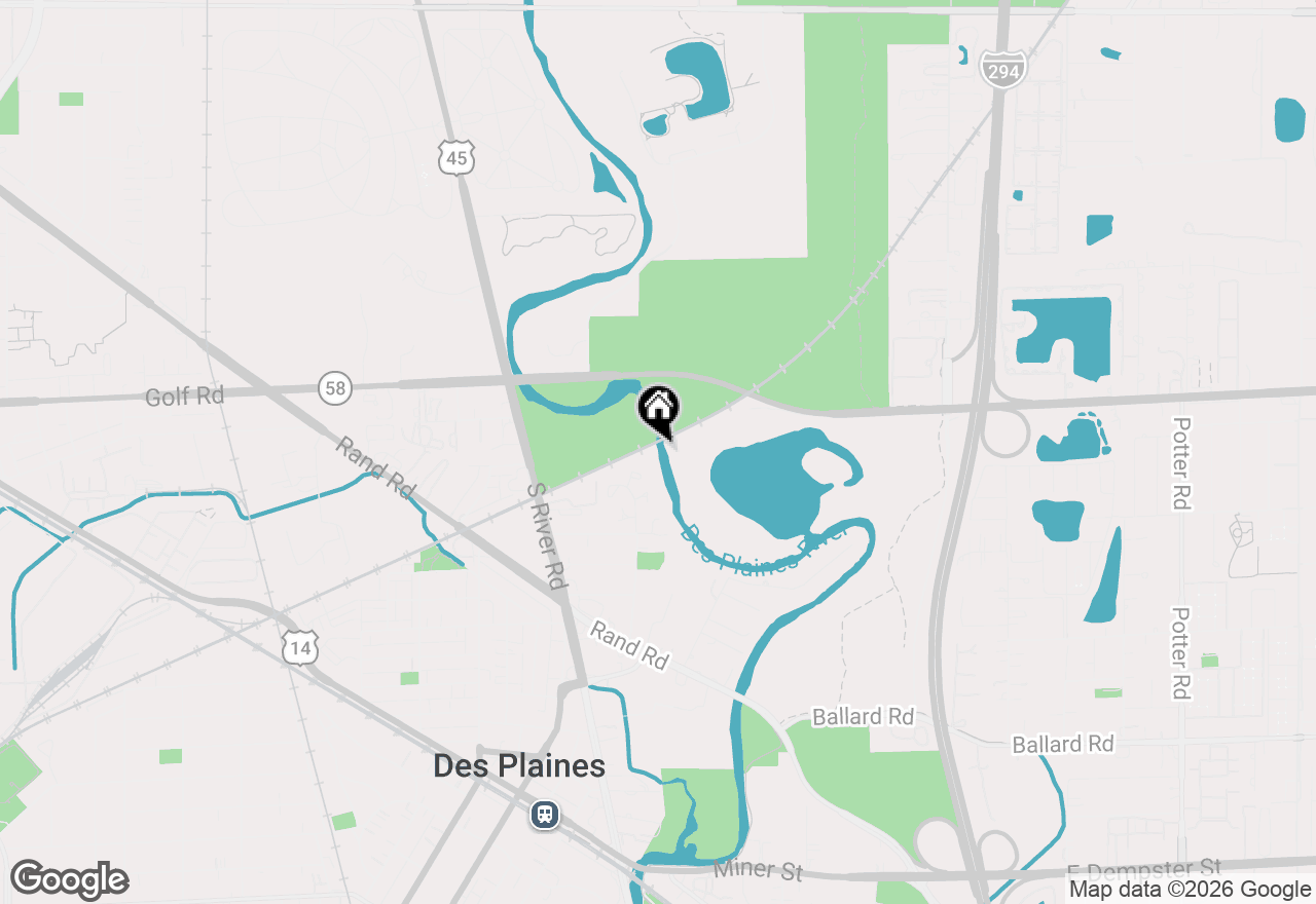 Map of 183 Grove Avenue #C, Des Plaines, IL 60016