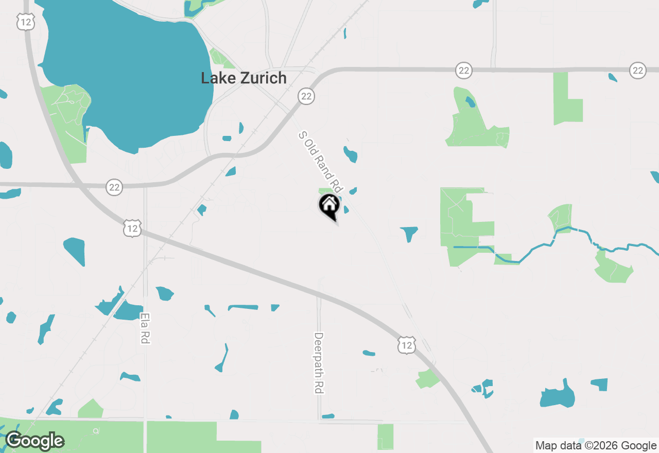 Map of 416 Grand Avenue, Lake Zurich, IL 60047