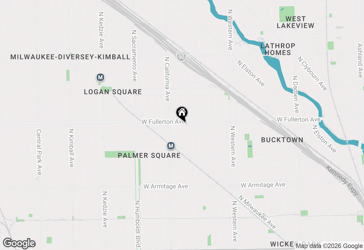 Map of 2357 N Washtenaw Avenue #502, Chicago, IL 60647