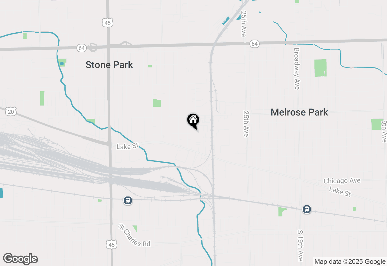 Map of 3107 W Thomas, Melrose Park, IL 60160