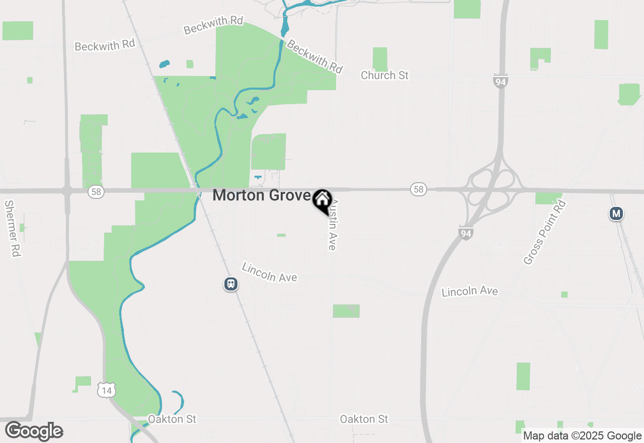 Map of 6015 Crain Street, Morton Grove, IL 60053