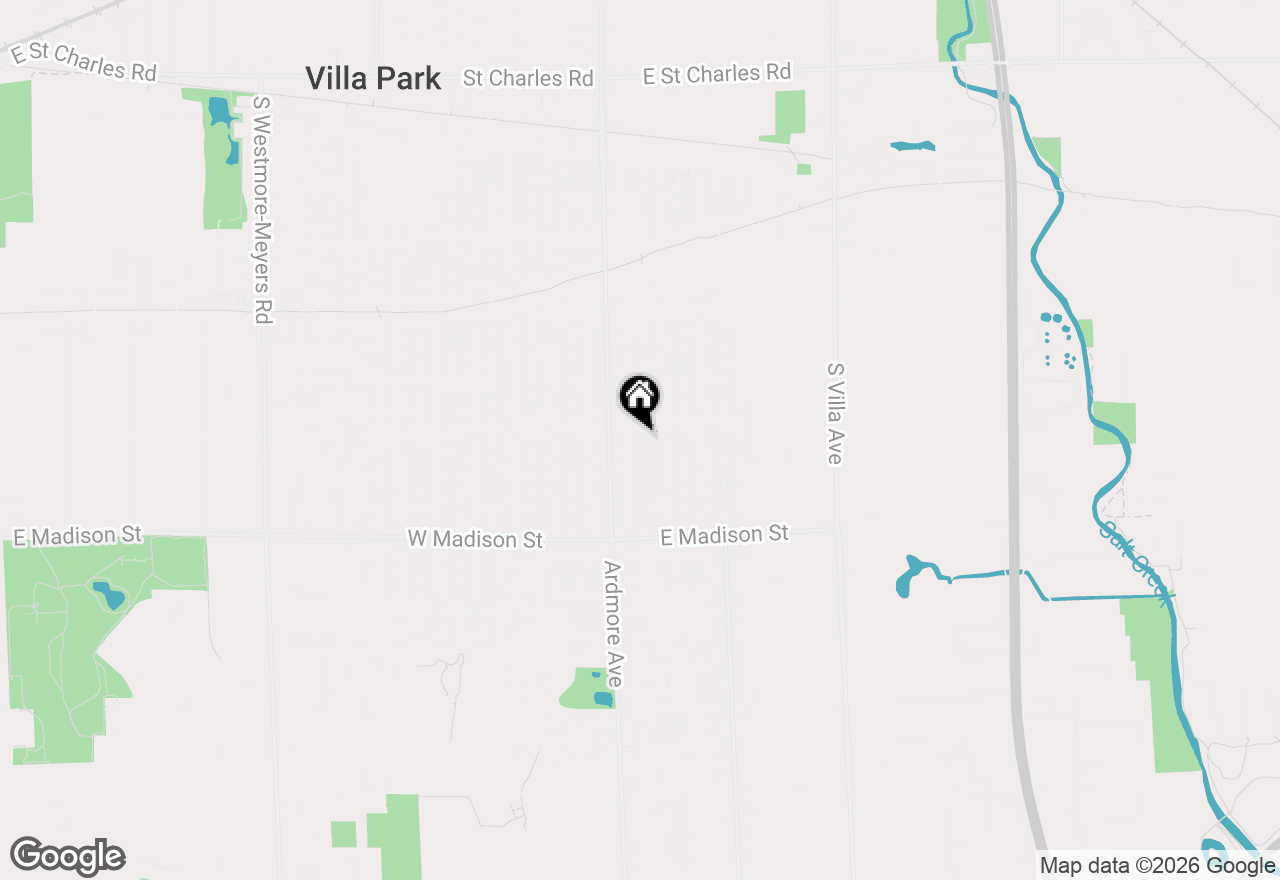 Map of 612 S Cornell Avenue, Villa Park, IL 60181