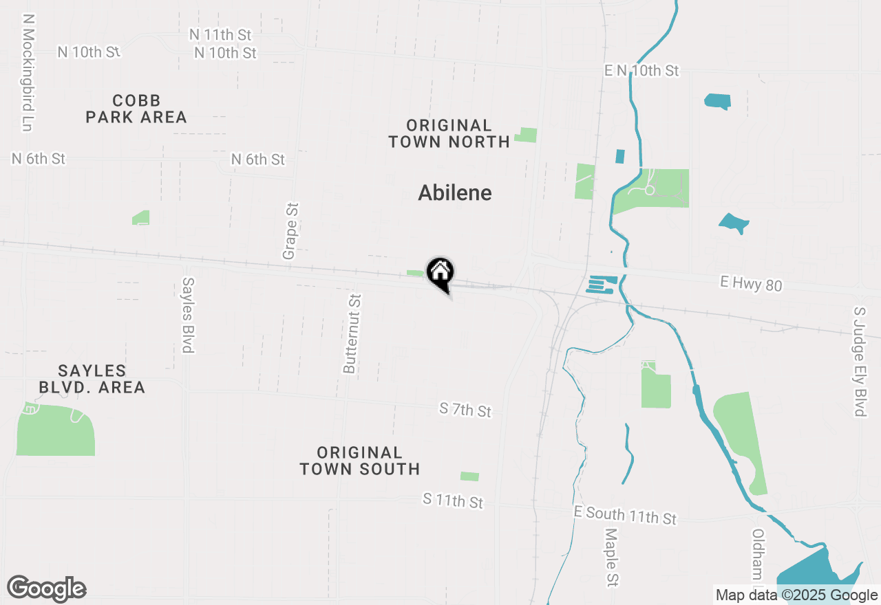 Map of 141 Oak, Abilene, TX 79602