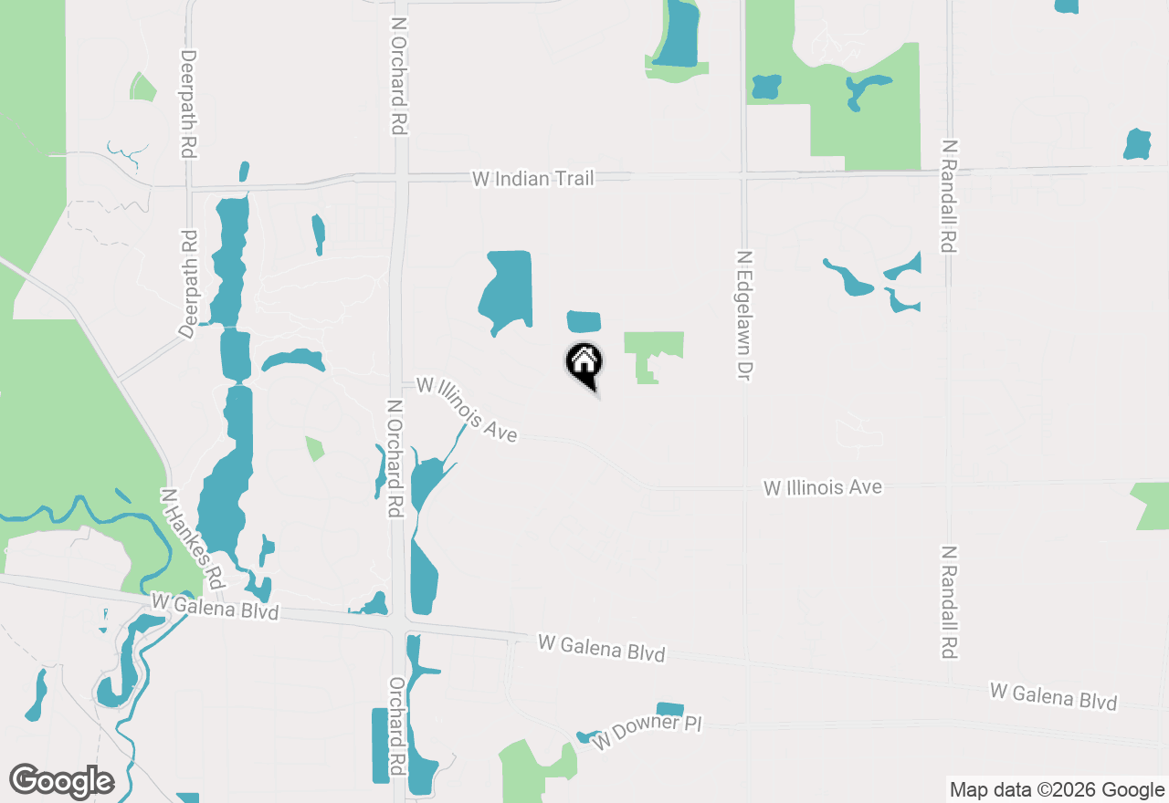 Map of 2140 Sandburg Drive, Aurora, IL 60506