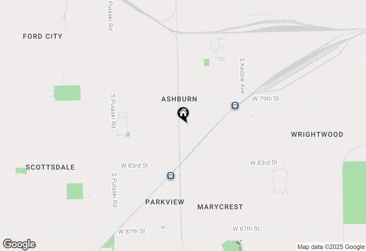 Map of 3545 W 80th Place, Chicago, IL 60652