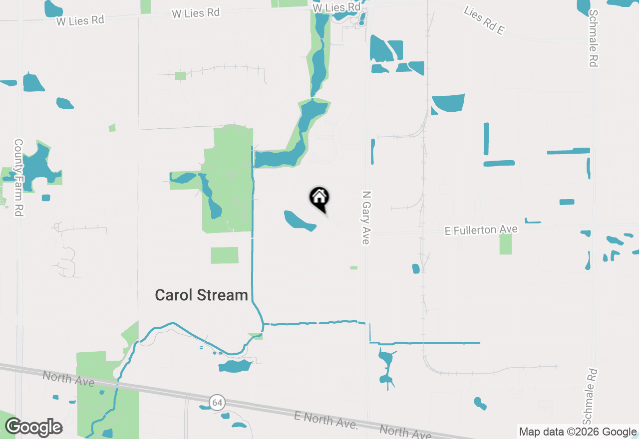 Map of 649 Hiawatha Drive, Carol Stream, IL 60188