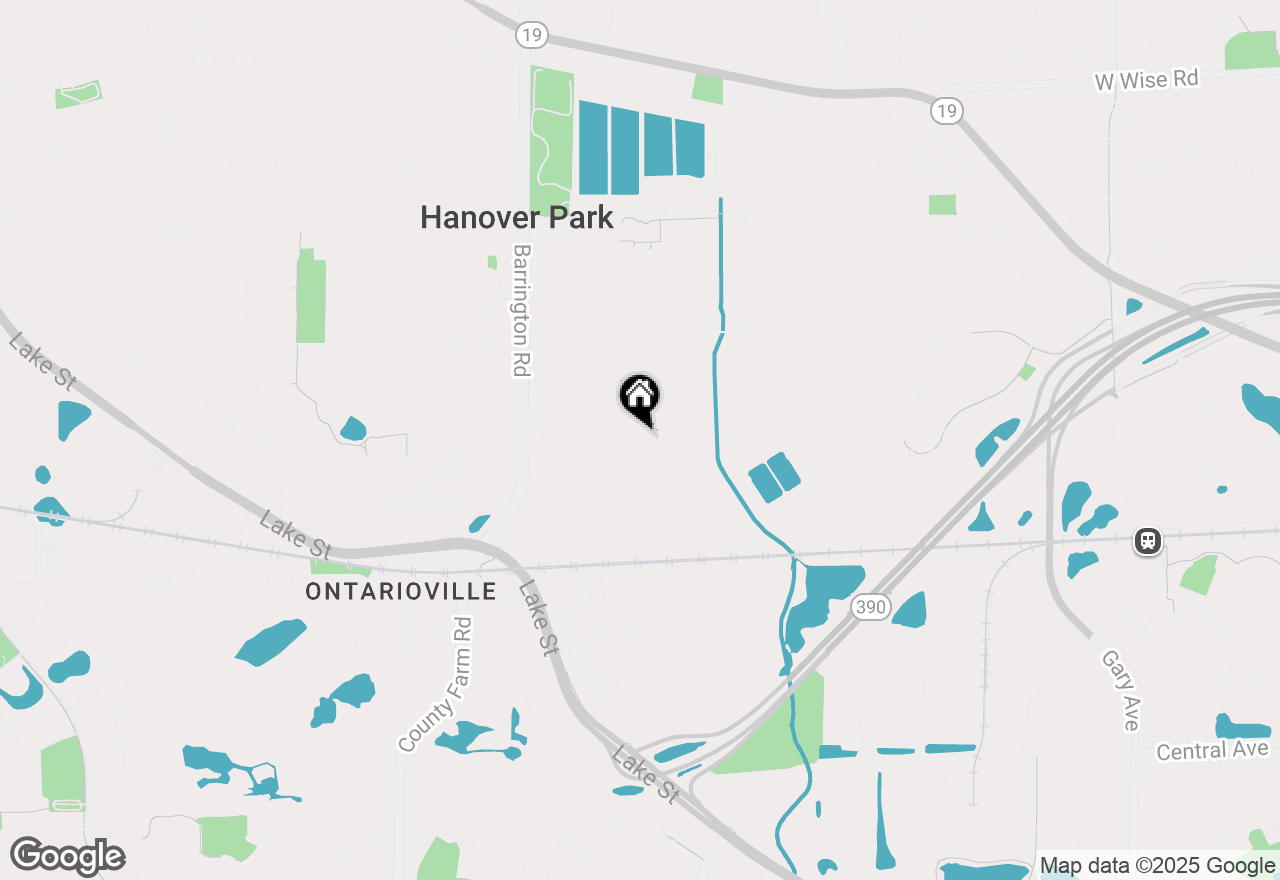 Map of 1410 Oakwood Avenue, Hanover Park, IL 60133