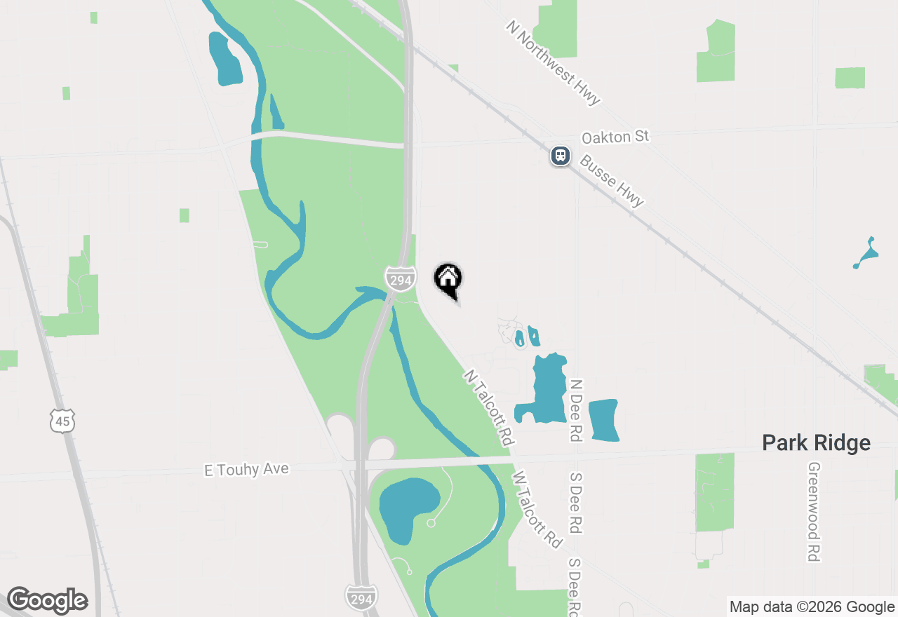 Map of 2913 W Sibley Street, Park Ridge, IL 60068