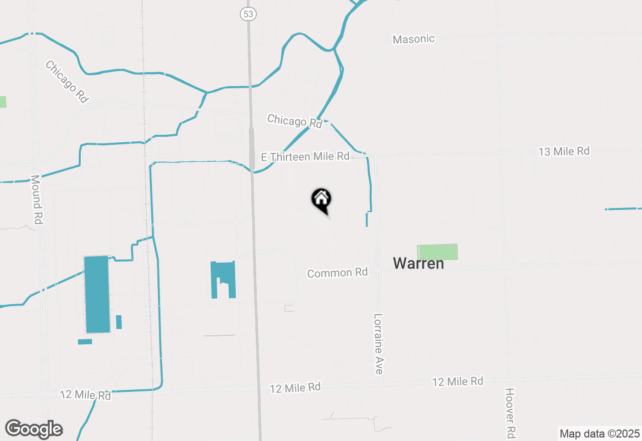Map of 8401 Kennedy Circle N #7, Warren, MI 48093