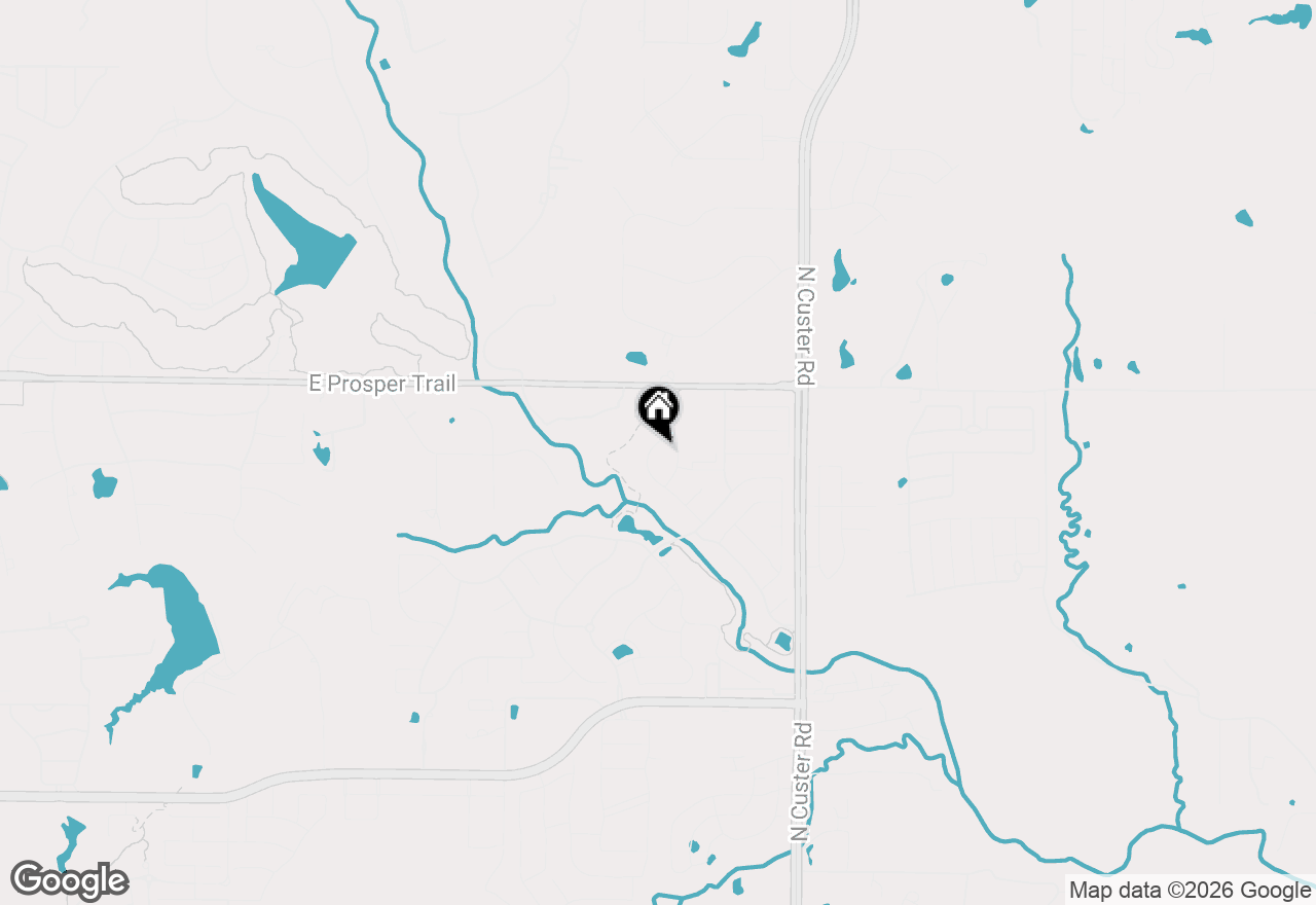 Map of 1000 Cliff Creek Drive, Prosper, TX 75078