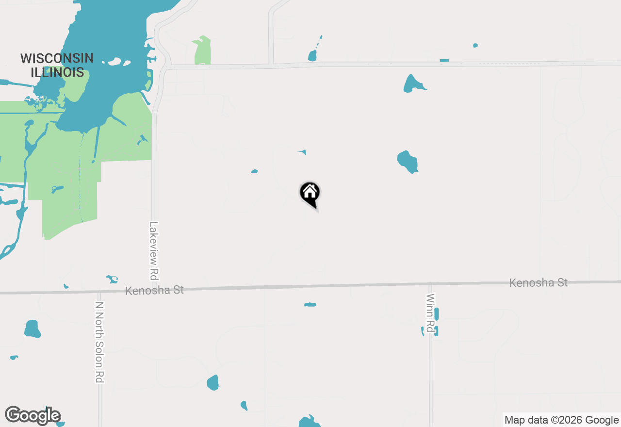 Map of 10902 Red Hawk Lane, Spring Grove, IL 60081