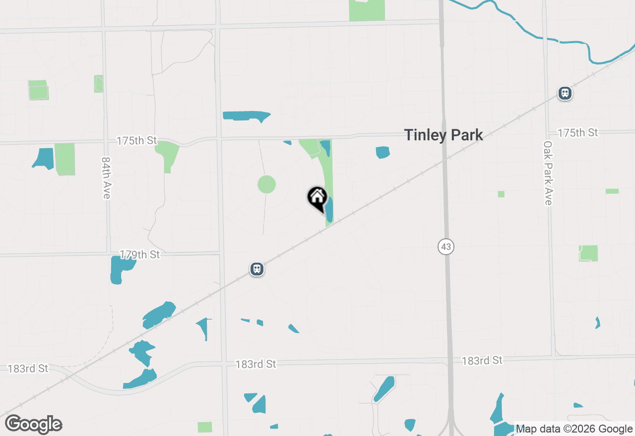 Map of 7751 Bristol Park Drive #4SE, Tinley Park, IL 60477
