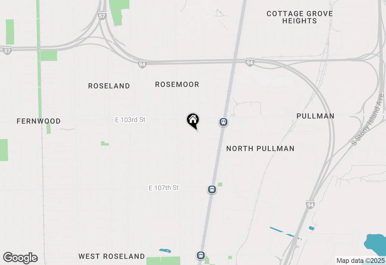 Map of 10350 S Eberhart Avenue, Chicago, IL 60628