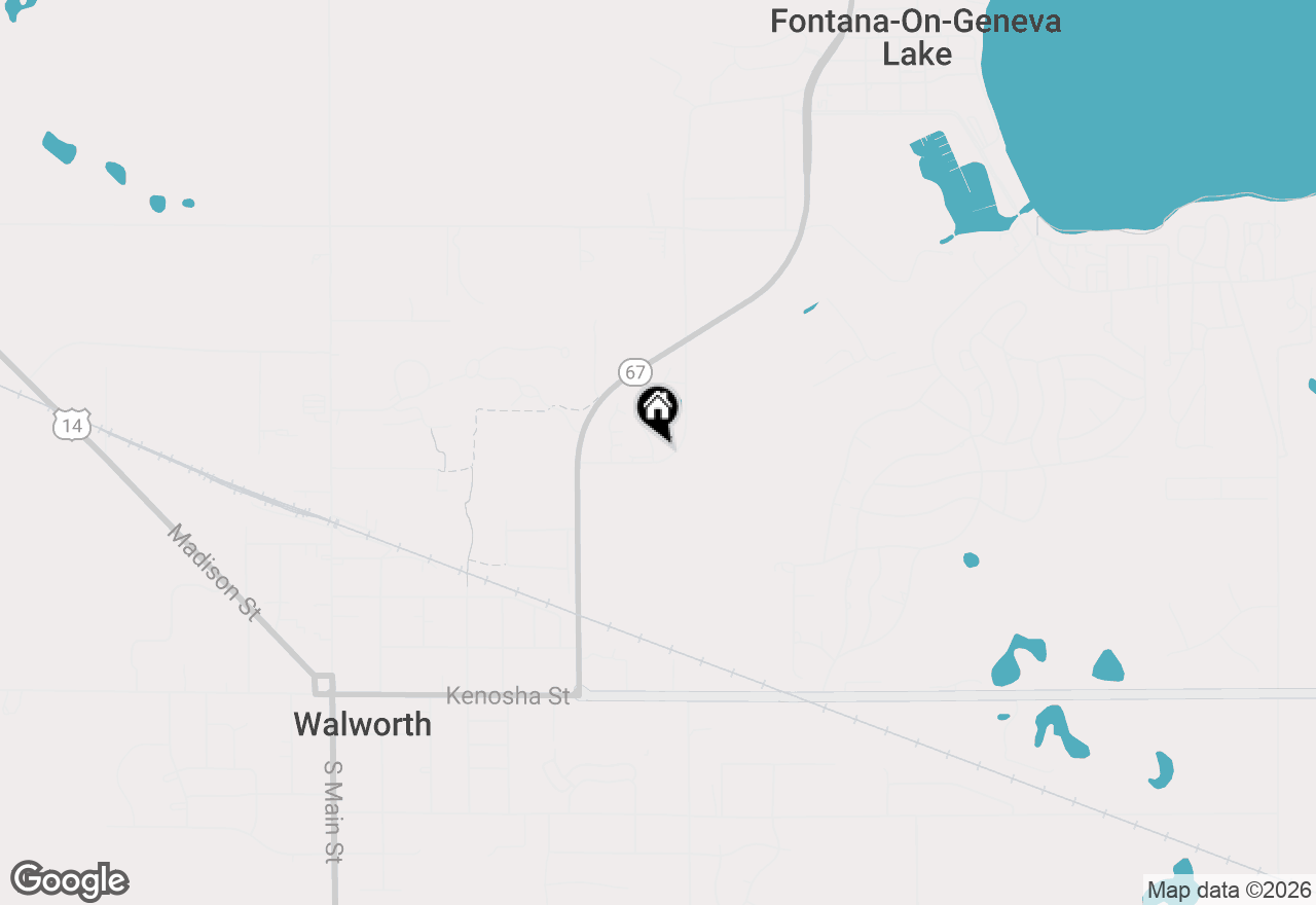 Map of 880 Windsor Dr #J3, Fontana, WI 53125