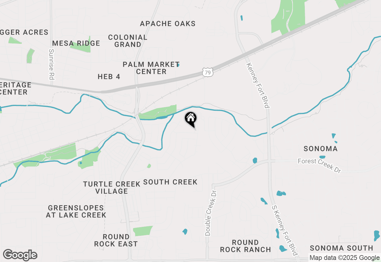 Map of 2318 Sycamore Trl, Round Rock, TX 78664