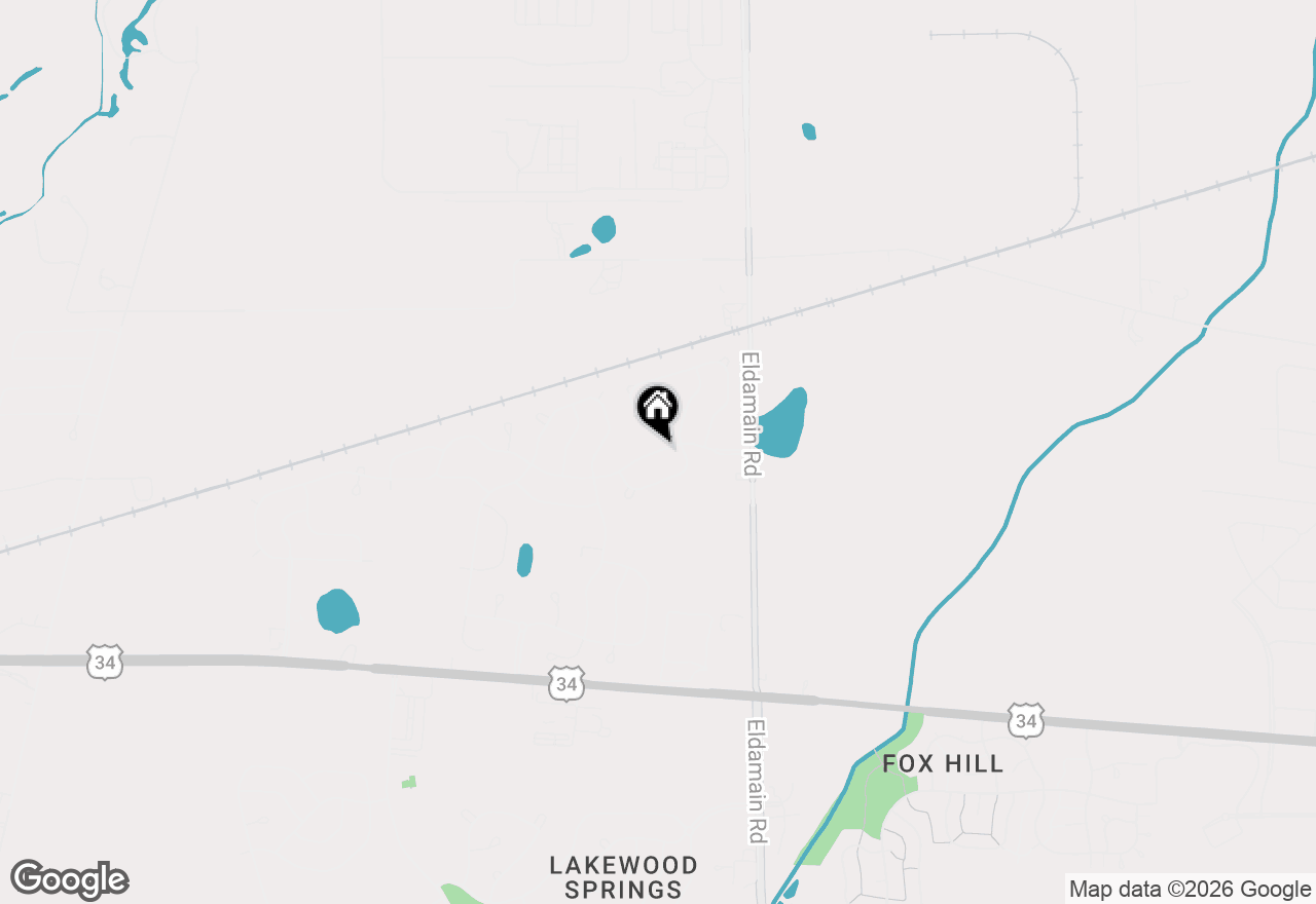 Map of 4132 Hoffman Street, Plano, IL 60545