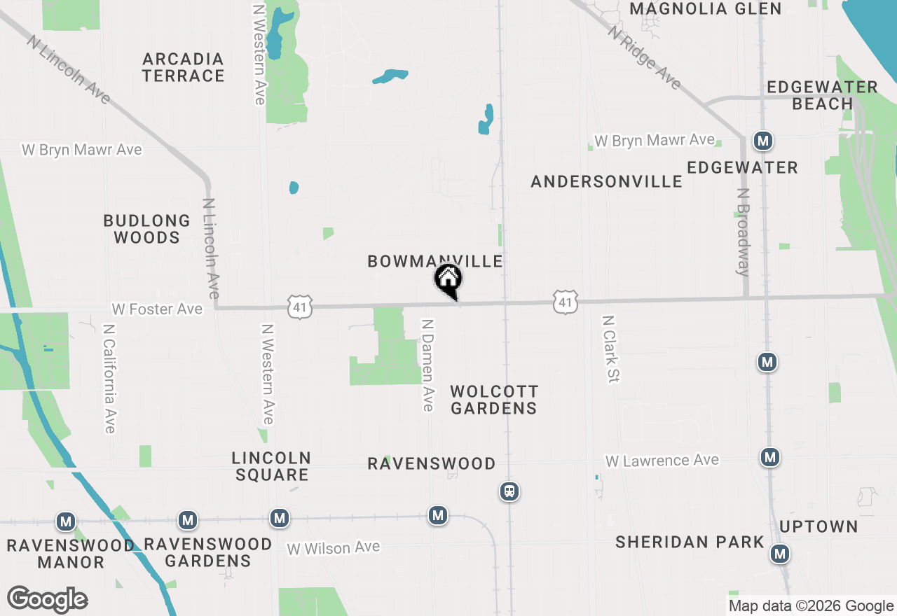 Map of 5138 N Winchester Avenue #3, Chicago, IL 60640