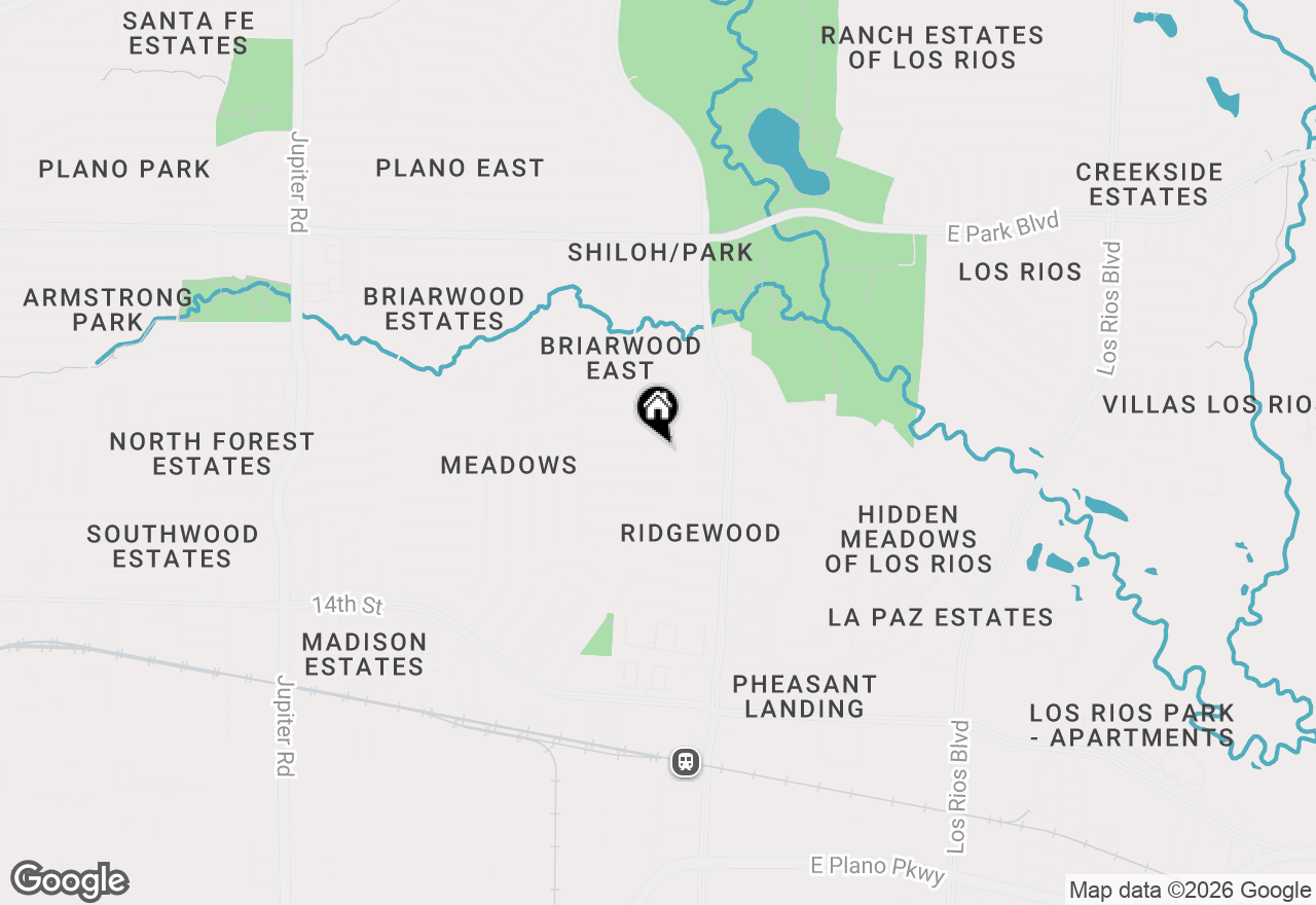 Map of 13 Eastlane Place, Plano, TX 75074
