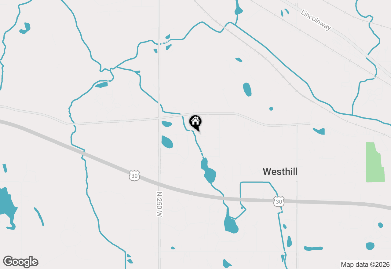 Map of 234 Lincoln Hills Drive, Valparaiso, IN 46385