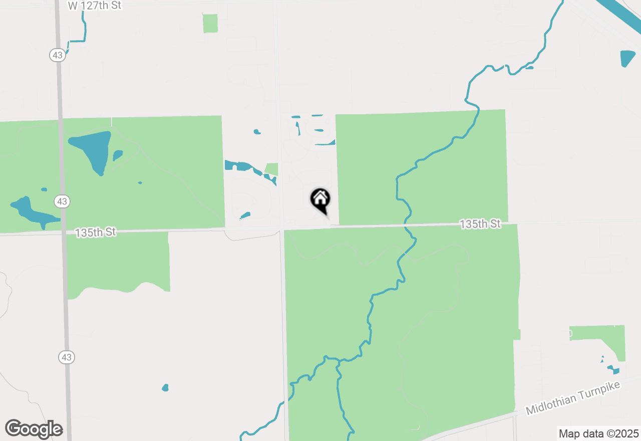 Map of 13410 Forest Ridge Drive, Palos Heights, IL 60463