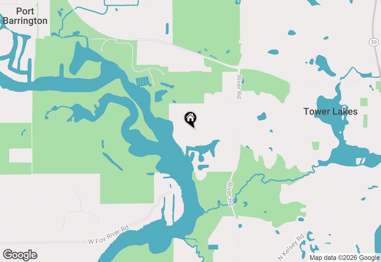Map of 26495 Southgate Trail, Port Barrington, IL 60010
