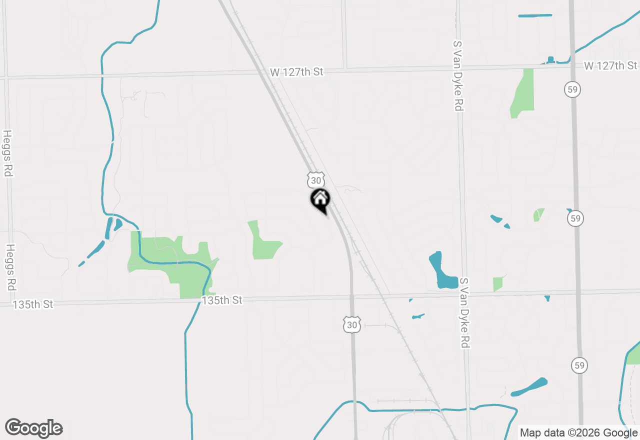 Map of 24850 Vermette Road, Plainfield, IL 60585