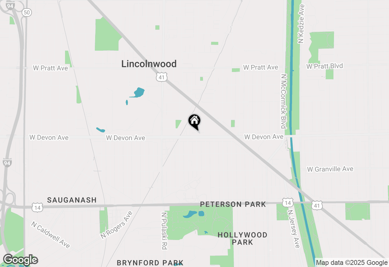 Map of 3806 W Devon Avenue, Lincolnwood, IL 60712