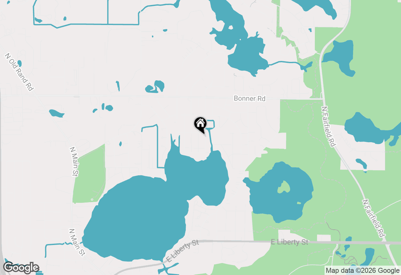 Map of (Address confidential), Wauconda, Illinois 60084