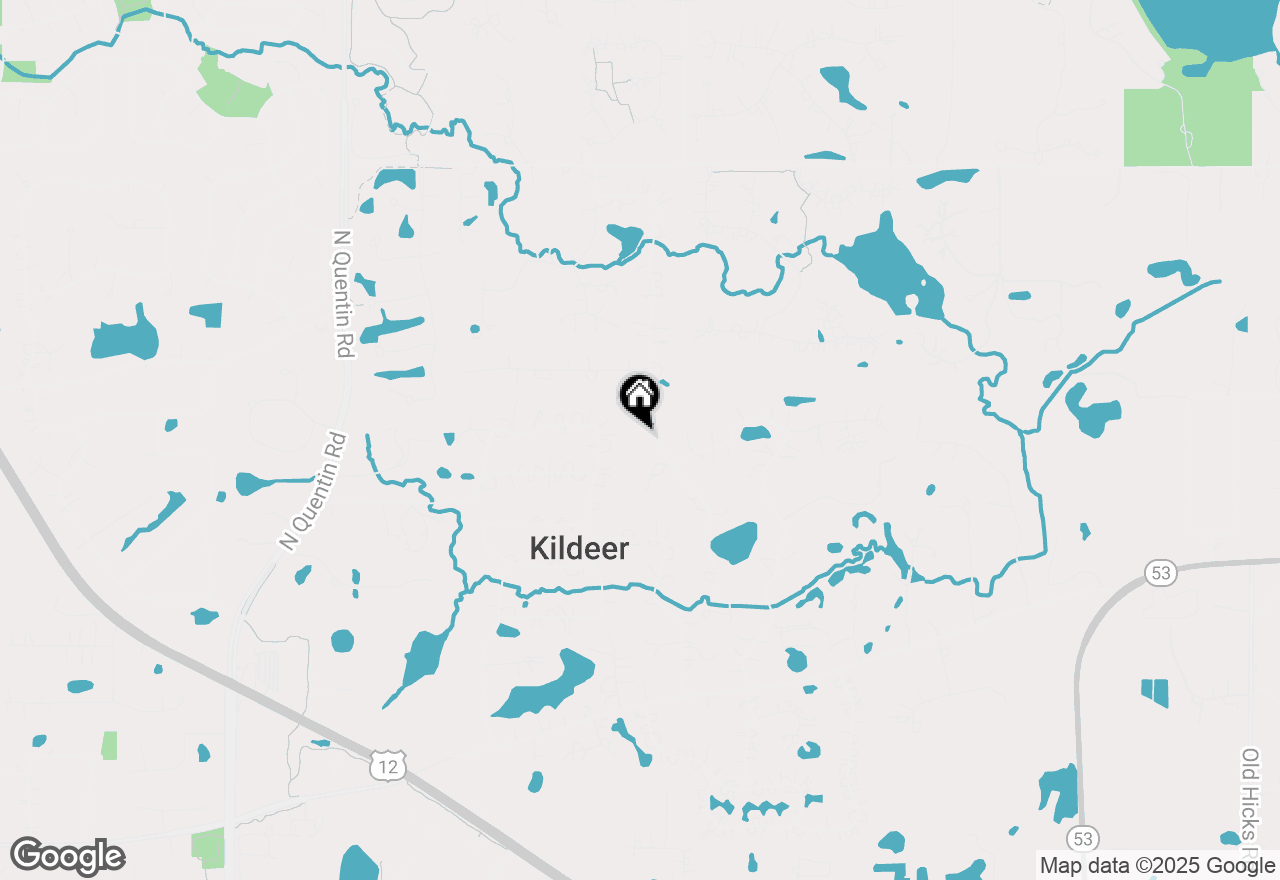 Map of 21402 N Andover Road, Kildeer, IL 60047