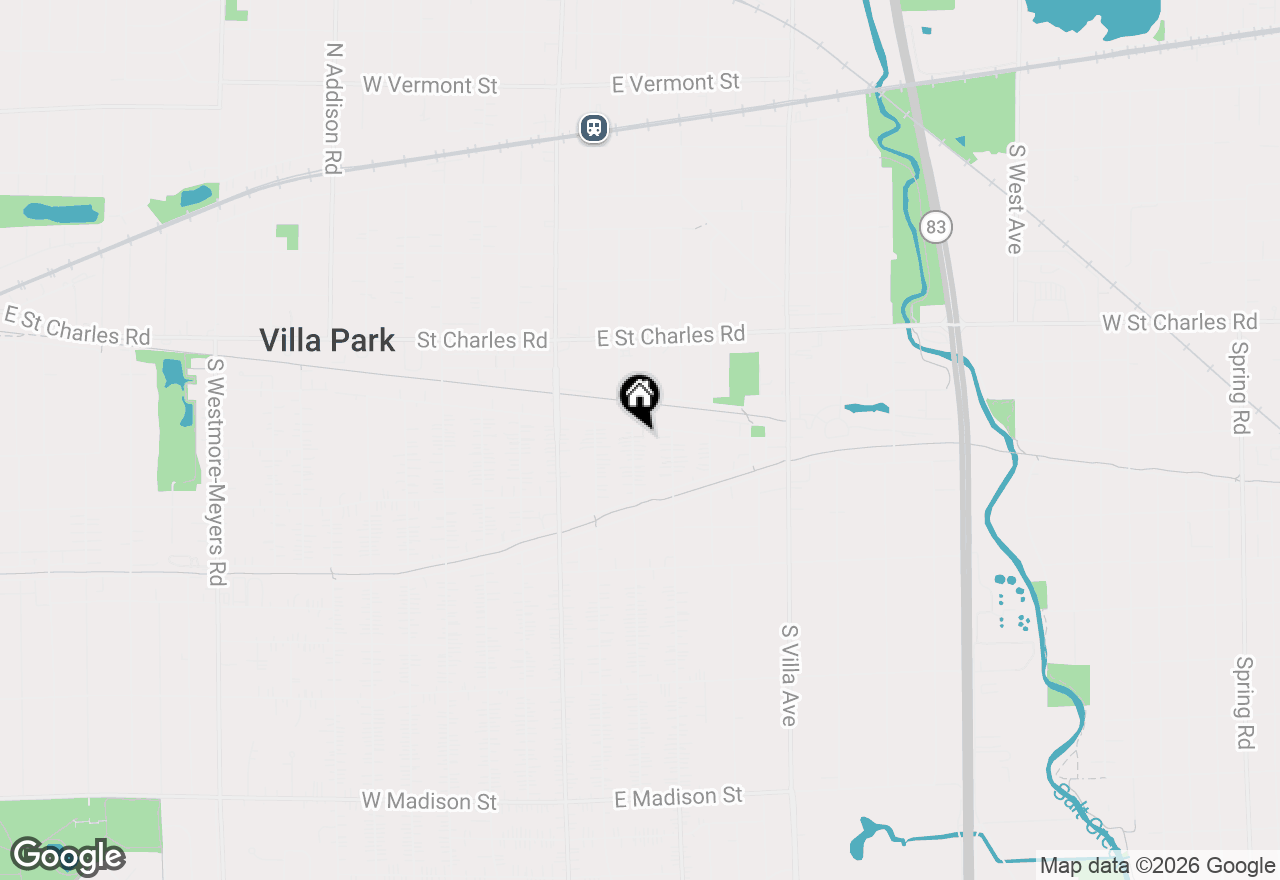 Map of (Address confidential), Villa Park, Illinois 60181